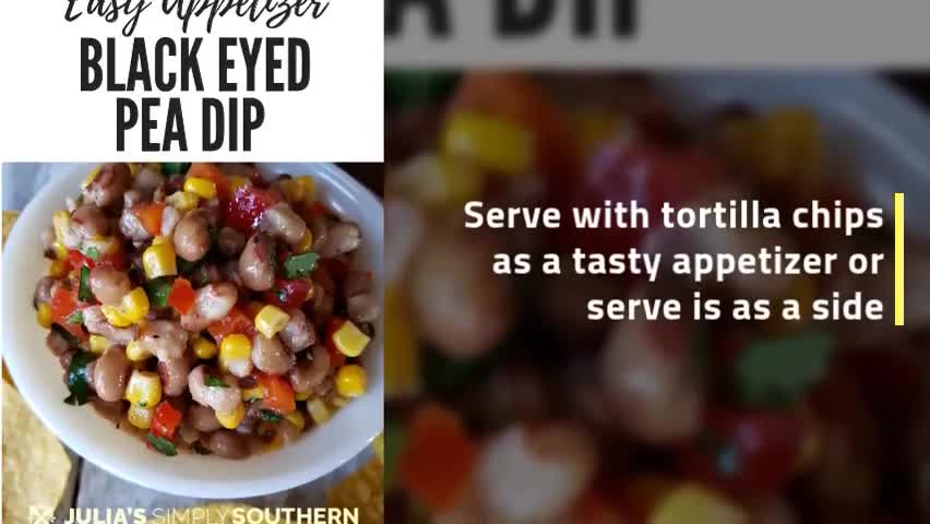 Black Eyed Pea Dip